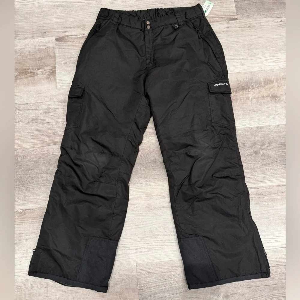 Arctix Men's Insulated Snowsports Cargo Pants 32” inseam Size XL Black